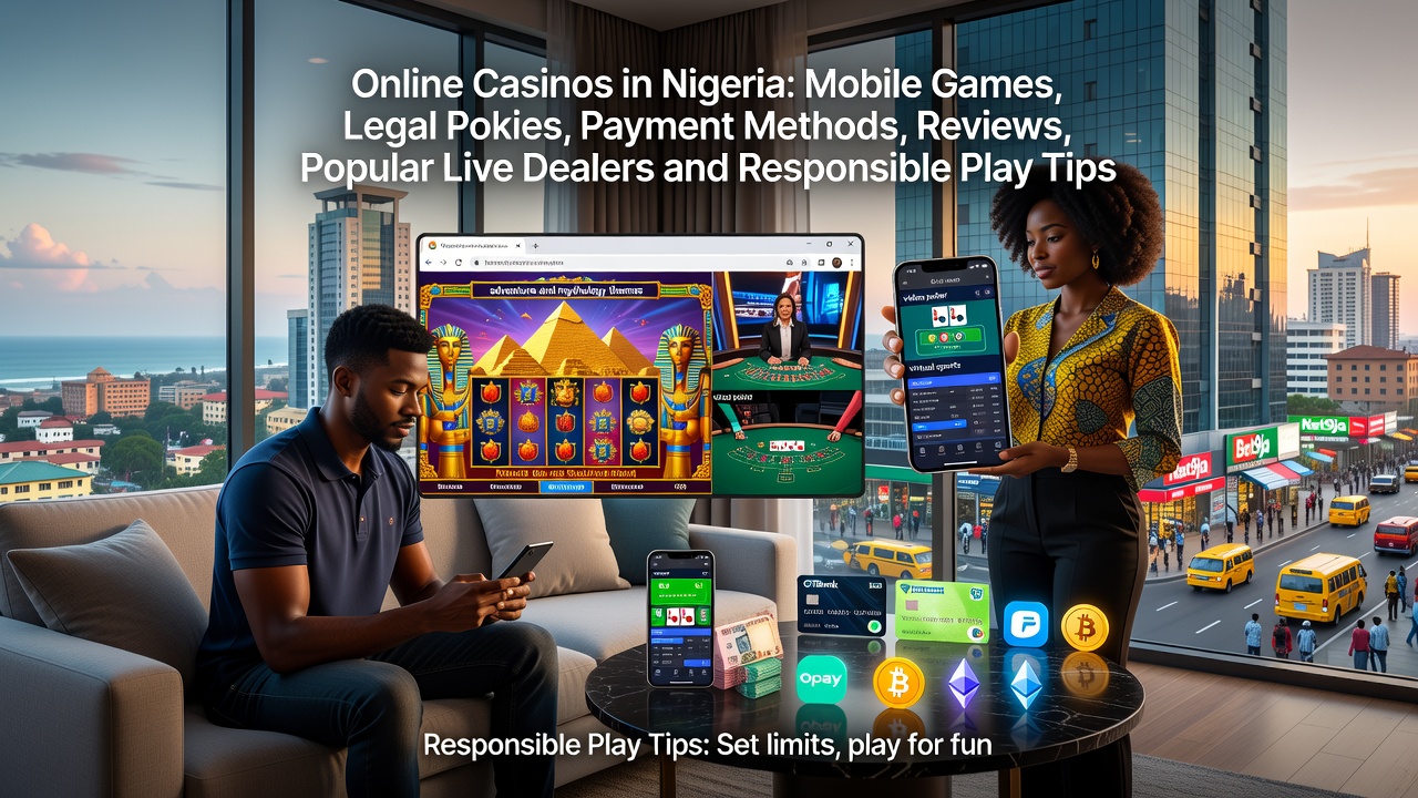 Online Casinos in Nigeria: Mobile Games, Legal Pokies, Payment Methods, Reviews, Popular Live Dealers and Responsible Play Tips