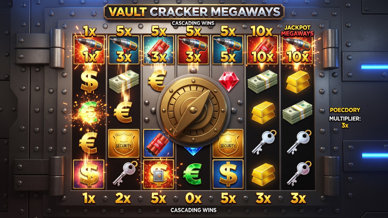 Vault Cracker Slot Game Review: A Vault-Themed Megaways Casino Slot and Jackpot Megaways Slot for Online Video Slots