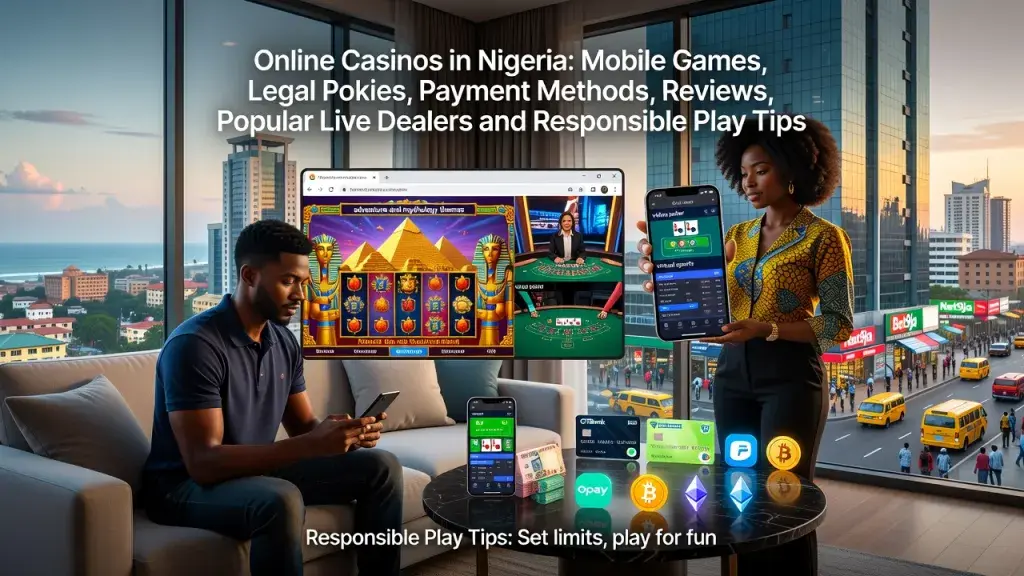 Online Casinos in Nigeria: Mobile Games, Legal Pokies, Payment Methods, Reviews, Popular Live Dealers and Responsible Play Tips