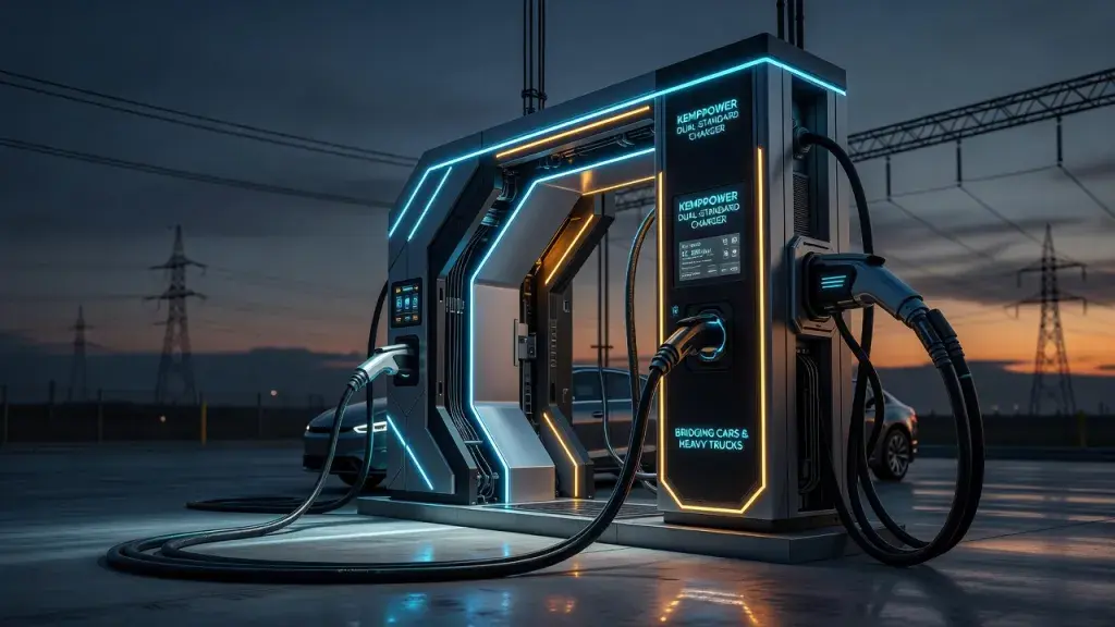Kempower's Dual-Standard Charger Bridges Cars and Heavy Trucks