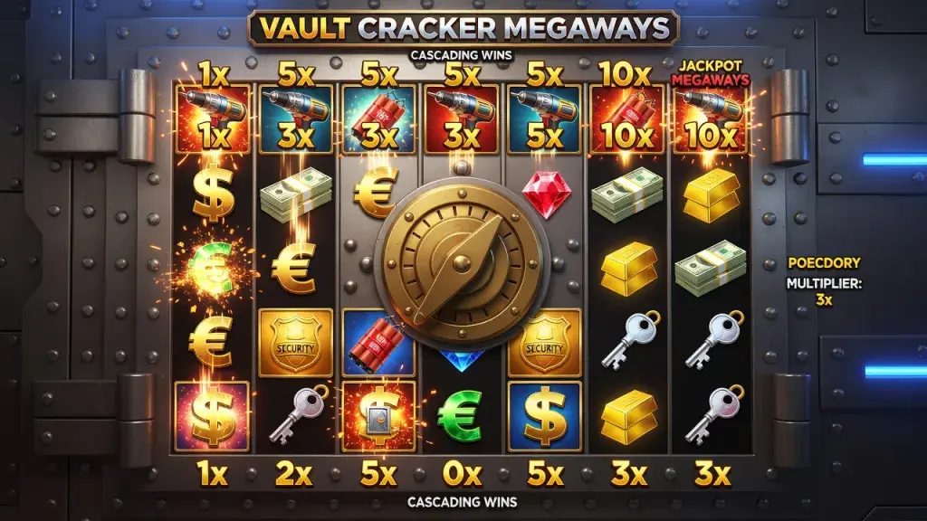 Vault Cracker Slot Game Review: A Vault-Themed Megaways Casino Slot and Jackpot Megaways Slot for Online Video Slots